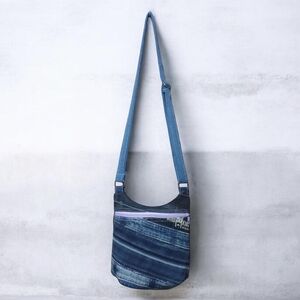 Handmade Upcycled Denim Crossbody Bag 21